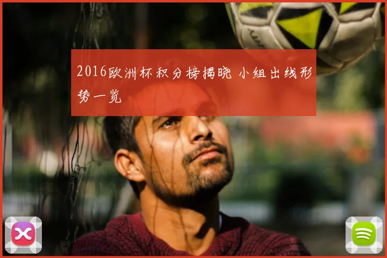 2016欧洲杯积分榜揭晓 小组出线形势一览